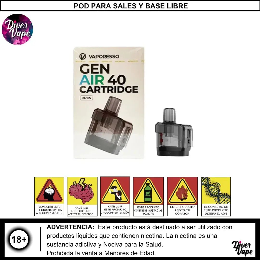 Vaporesso Gen Air 40 Pod de Repuesto